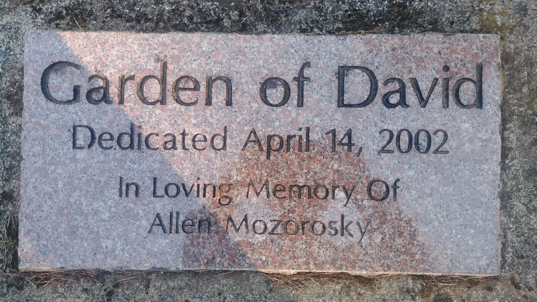 Garden of David Dedicated 2002